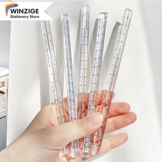 Thước Kẻ Dài Hình Tam Giác Dễ Thương Cho Học Sinh 15cm