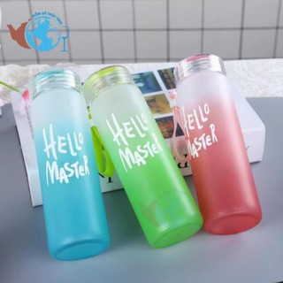Bình nước thủy tinh Hello Master 400ml
