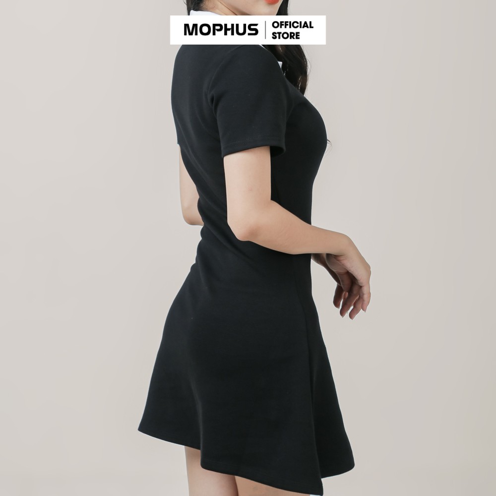 Đầm polo body nữ tay ngắn xinh yêu, váy polo nữ đi dự tiệc vải cá sấu Mophus MA009 | BigBuy360 - bigbuy360.vn
