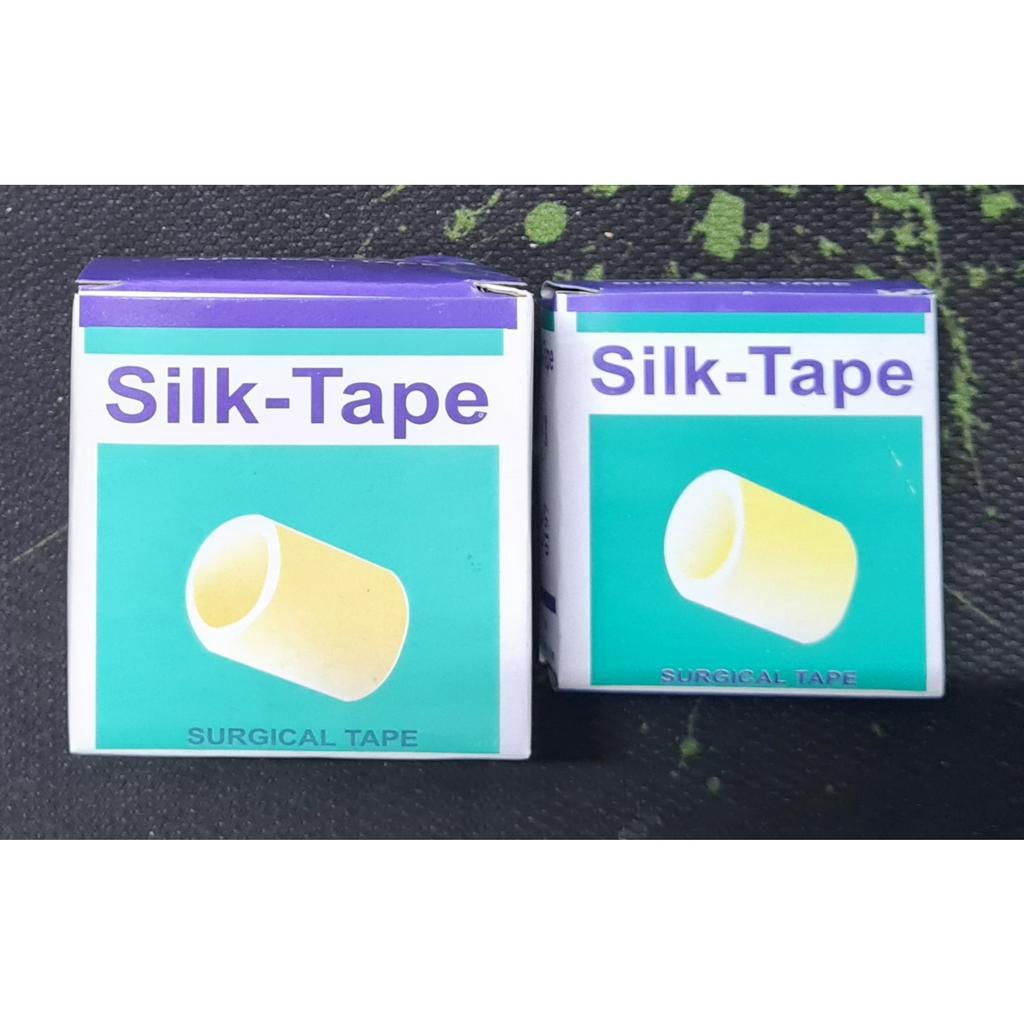 Băng dính vải Silk-Tape - Dùng băng vết thương, cố định kinh truyền, dụng cụ y khoa
