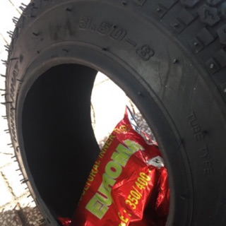 Bộ vỏ + ruột bánh xe đẩy 350/400-6 và 350/400-8 loại tốt