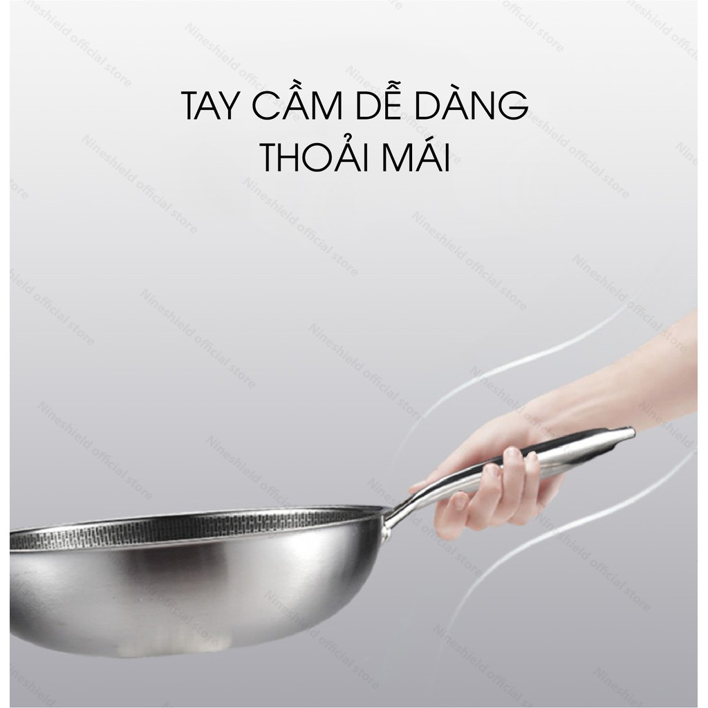 Chảo chống dính sâu lòng, chảo gang cao cấp công nghệ Nhật Bản [Bảo hành 12 tháng]