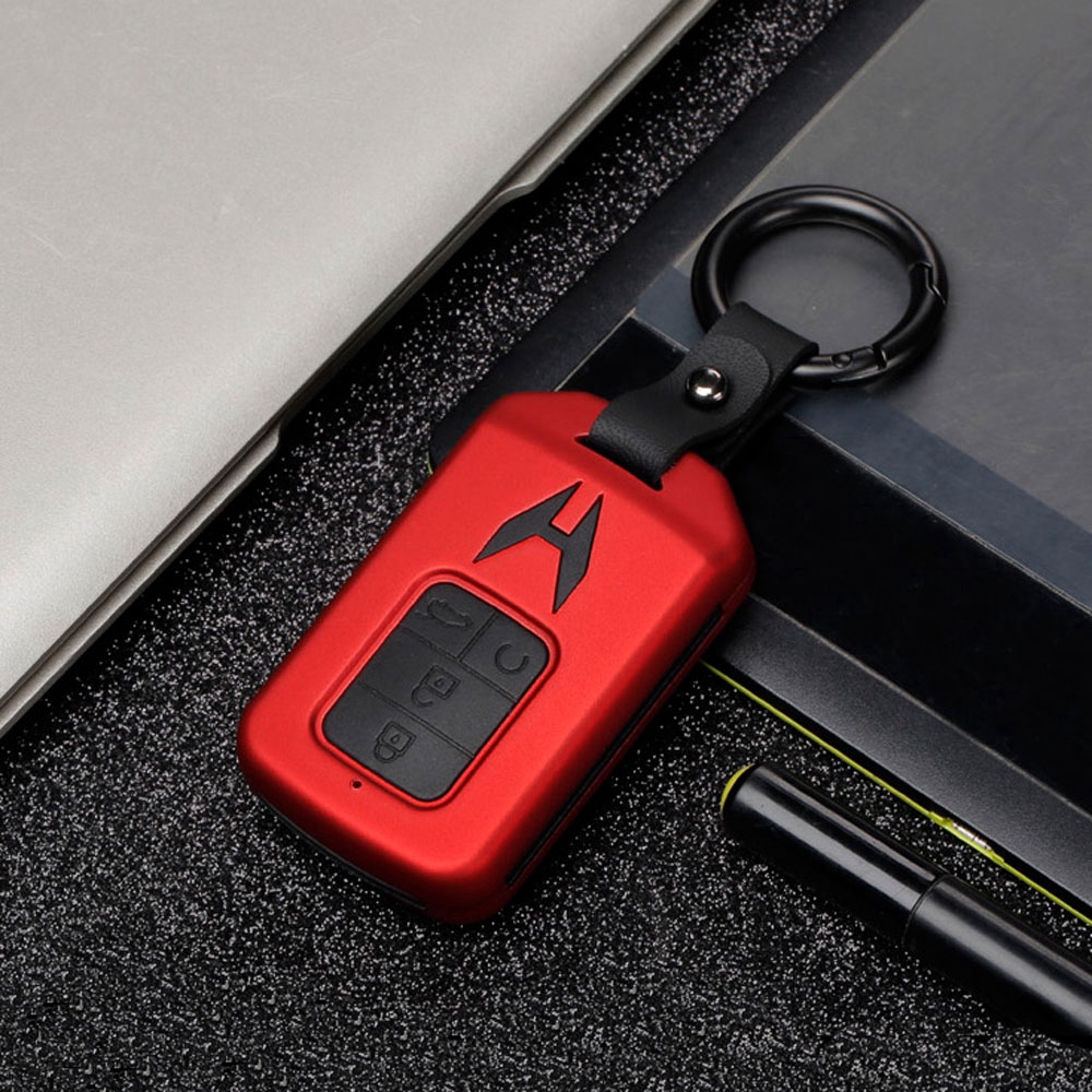 Bọc chìa khóa Honda Carbon chính xe Trường hợp Đối với Honda Civic 2018 Fit CRV Accord Crider Jade Vezel HR-V Odyssey Keychain Bag