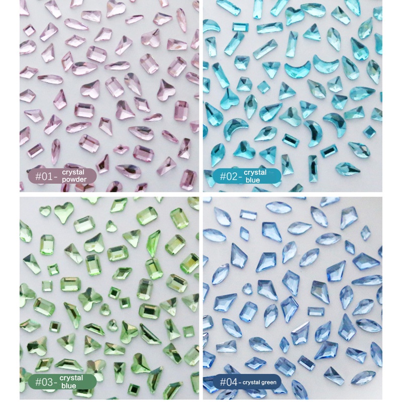 Đá Pha Lê 3D Lấp Lánh Trang Trí Móng Nghệ Thuật