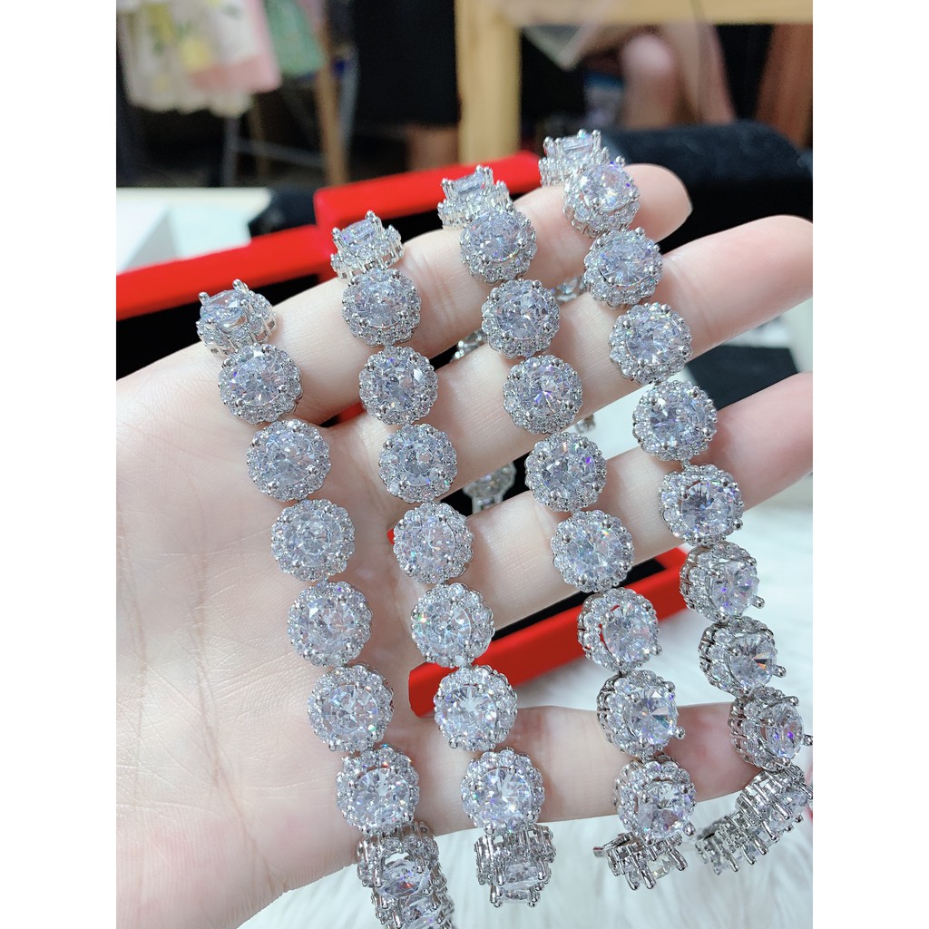 Lắc tay full xoàn đá siêu sáng , lắc tay cao cấp giá rẻ lt97 | BigBuy360 - bigbuy360.vn