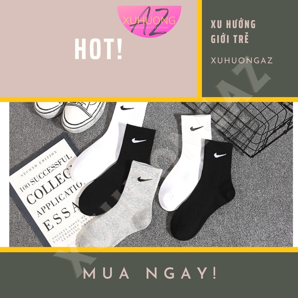 Tất cổ ngắn dành cho nam và nữ, tất dệt kim hút mồ hôi chống hôi chân, tất nam cổ ngắn loại đẹp
