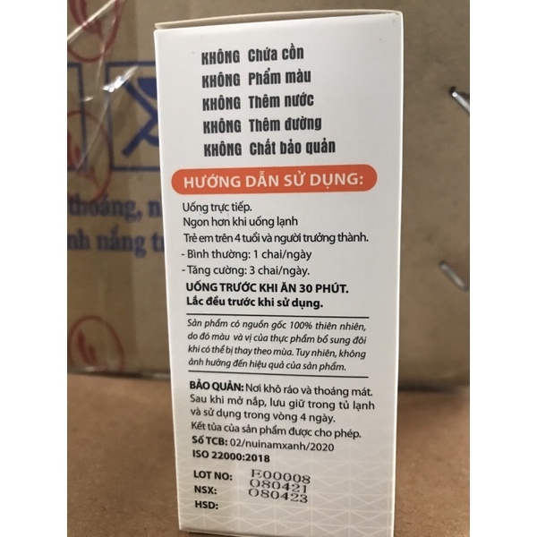 thực phẩm BỔ SUNG tăng cường hệ miễn dịch tăng sức để kháng thảo mộc việt nam Codi 100ml