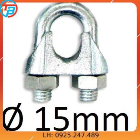Cóc khóa dây cáp Phi [ 15mm ] CÁP THÉP Thái Bình VinàN