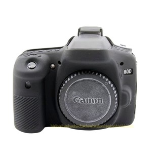 Ốp bảo vệ máy ảnh canon eos 80d bằng silicon cao su mềm