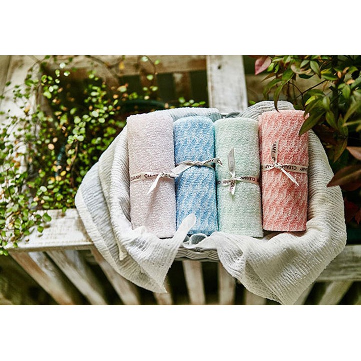 Khăn dây tắm Hàn Quốc Mira Dearms Shower Towel - Hàng chính hãng