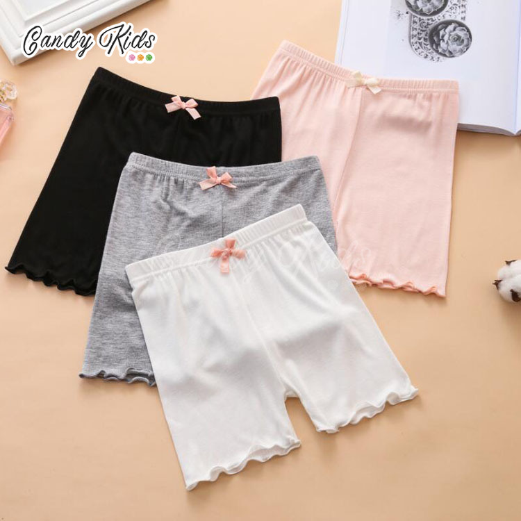 Quần Legging Phối Nơ Xinh Xắn Dành Cho Bé Gái 3-11 Tuổi