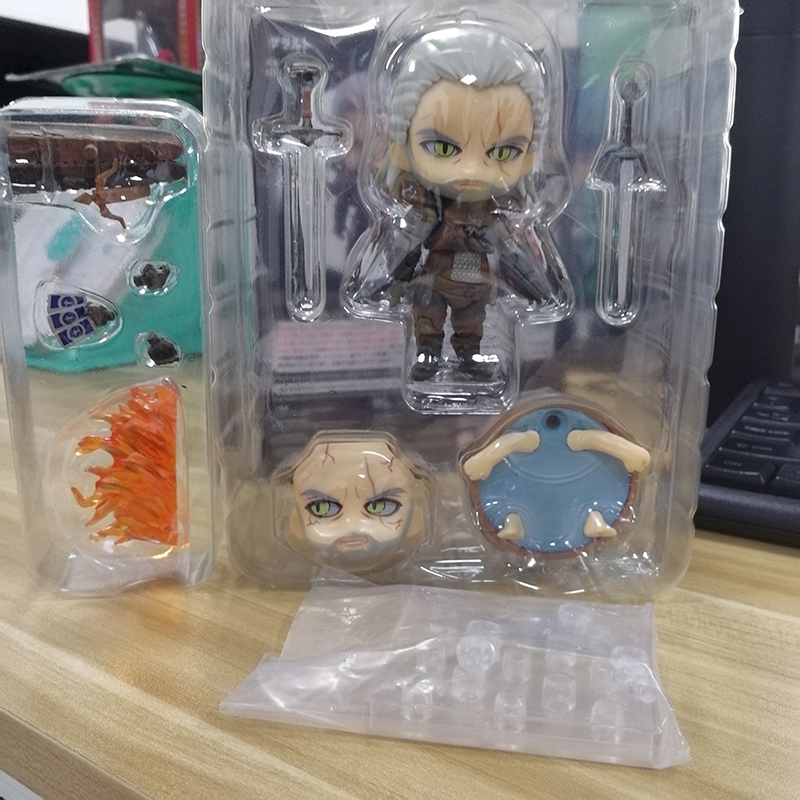 The Witcher 3: Wild Hunt Nendoroid Geralt of Rivia Action Figure Model Toy