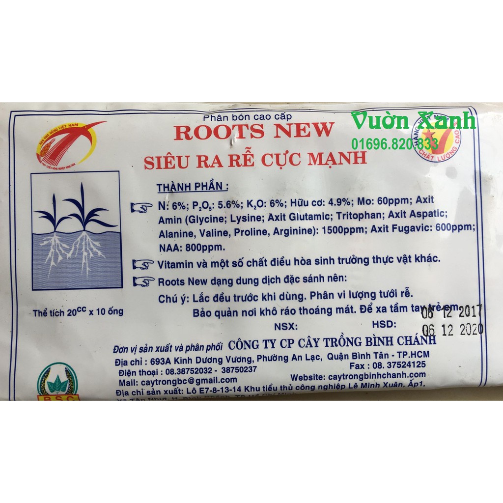 ( HOT ) BIMIX SUPER ROOTS- Dung dịch kích rễ đạm đặc cho cây trồng