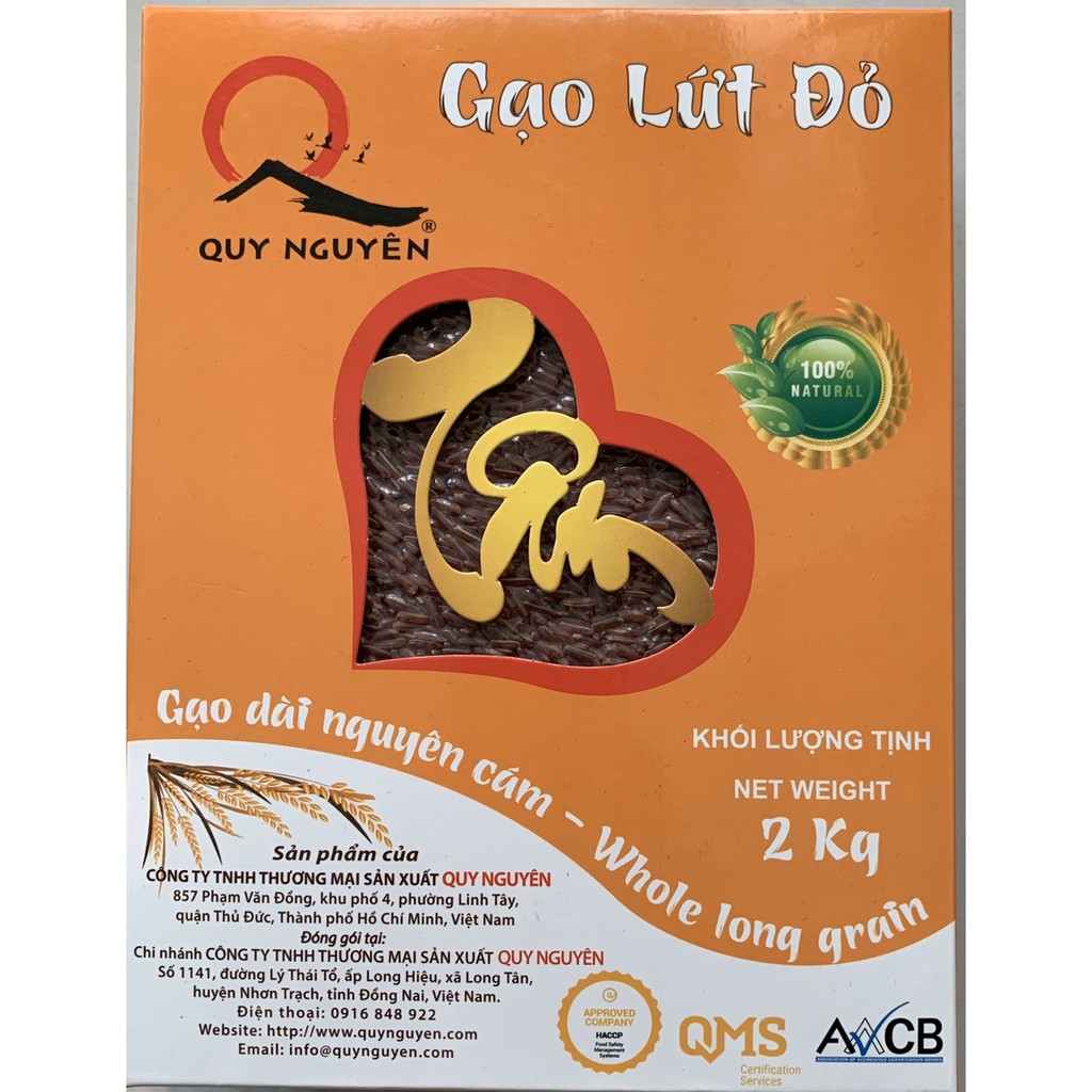 Gạo lứt đỏ 2kg