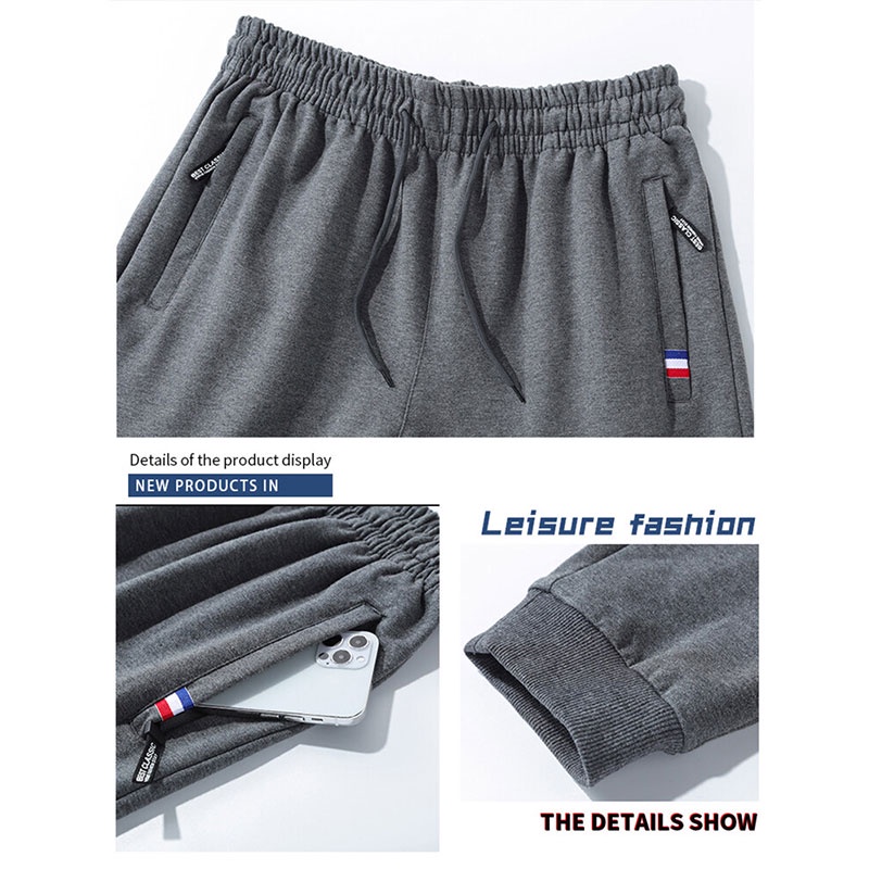 Quần jogger thiết kế dây rút thời trang phong cách năng động cho nam