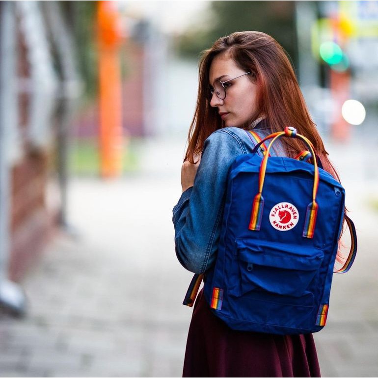 Balo sinh viên kanken Medium Rainbow