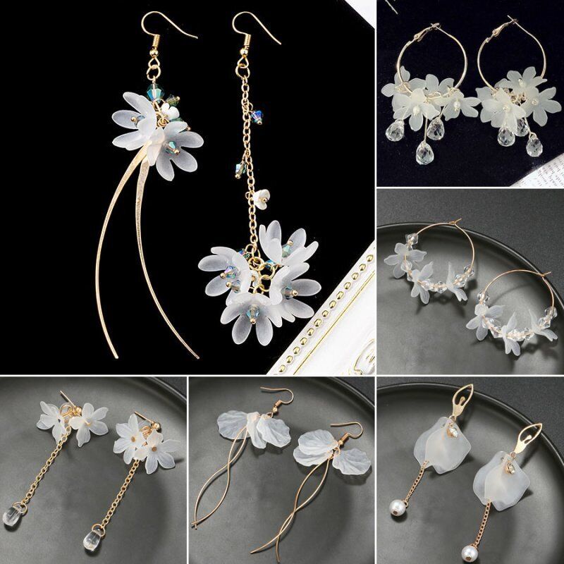 Bông Tai Hoa Tua Rua Thời Trang Nữ Tính