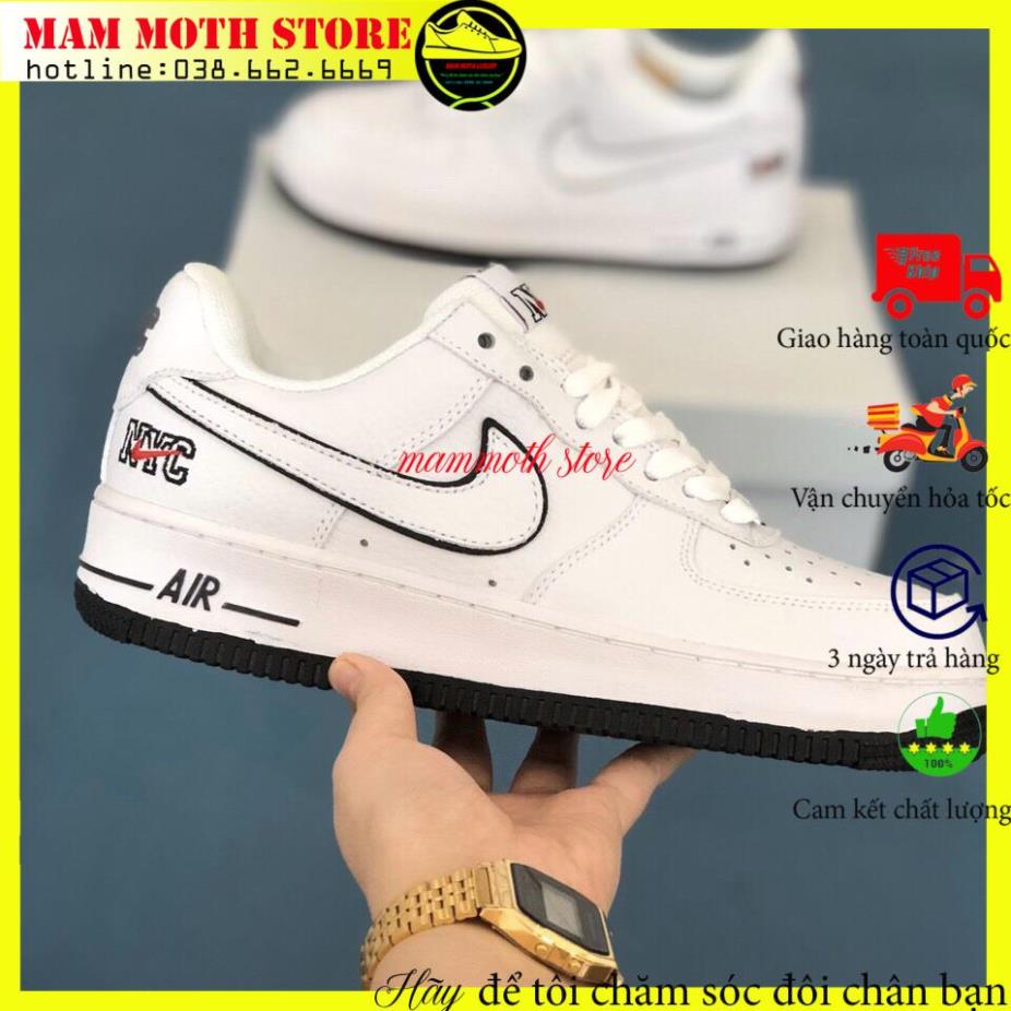 Giày af1,sneaker af1 nyc bản trung hang 11 cao cấp full phụ kiện shop MAMMOTH