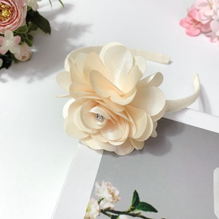 Bờm hoa hồng satin đủ màu