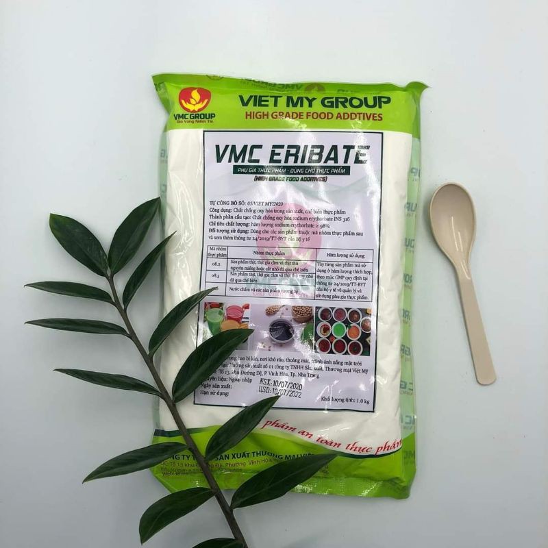 PHỤ GIA BẢO QUẢN GIỮ MÀU CHỐNG MỐC SẢN PHẨM LÊN MEN, RAU CỦ, QUẢ, MẮM, THỊT… VMC ERIBATE