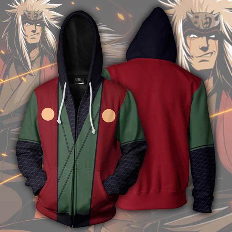 Áo khoác có khoá kéo in họa tiết Naruto Uchiha Itachi | BigBuy360 - bigbuy360.vn