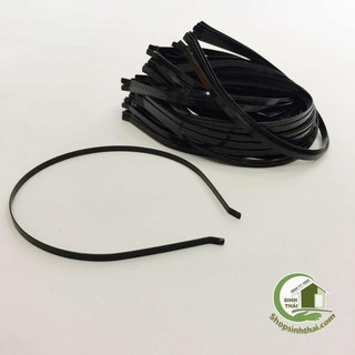 Bờm cài tóc bằng kẽm màu đen