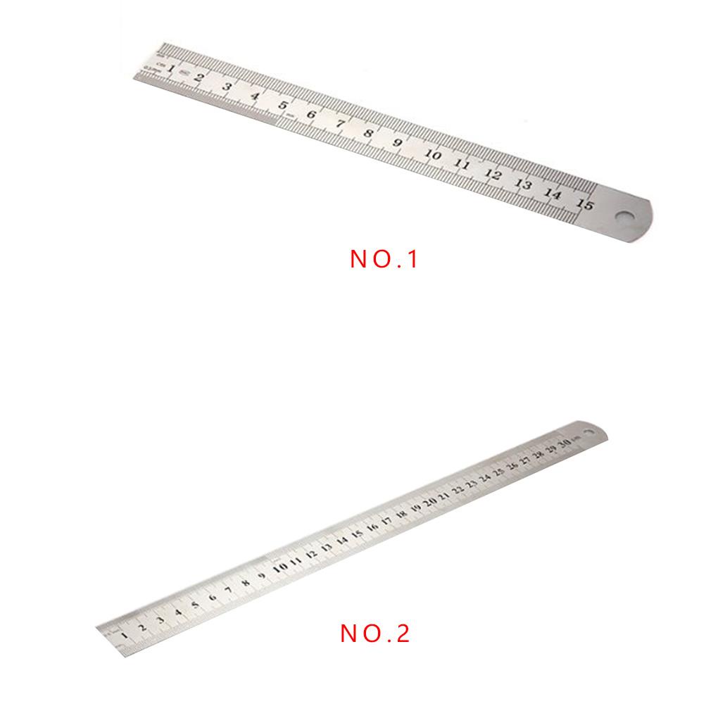 Thước Đo Kép 6 '' inch / 12 '' inch Bằng Thép Không Gỉ