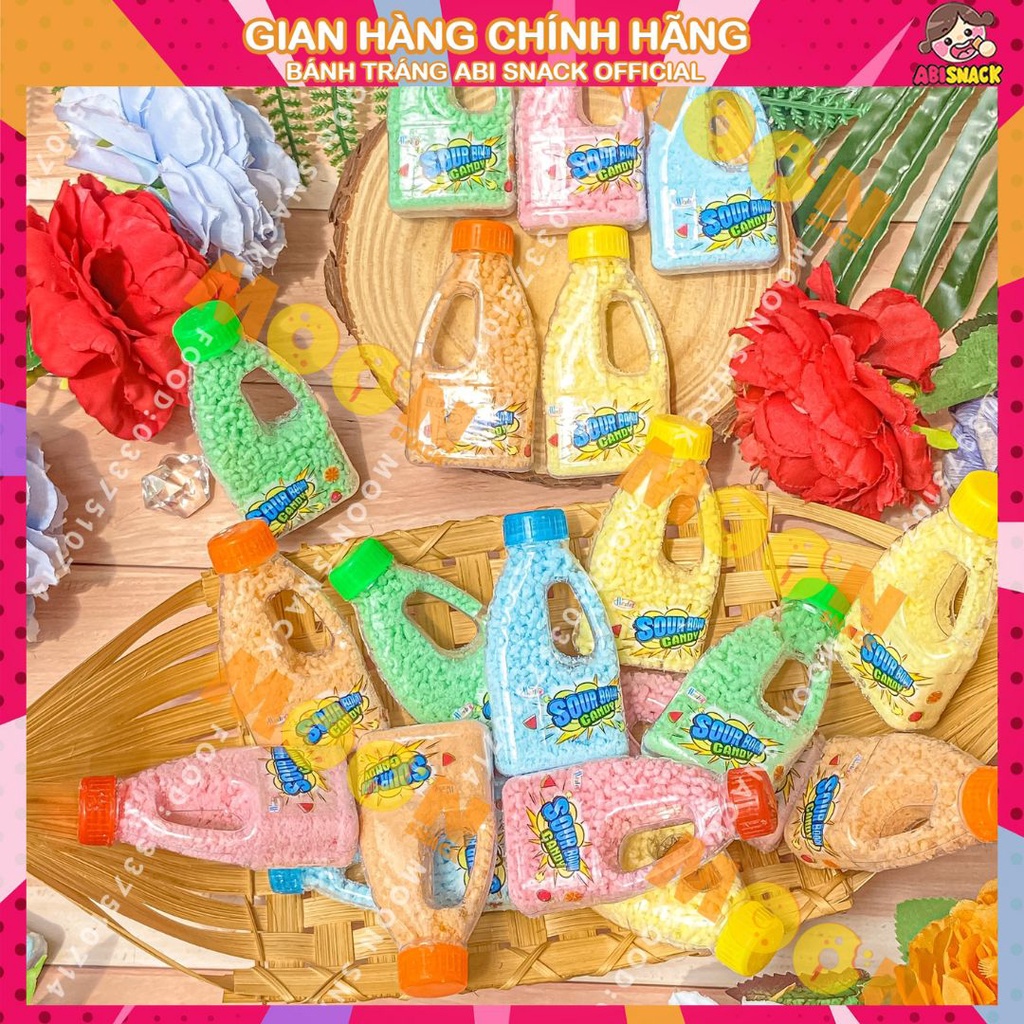 Kẹo cốm hình bình xả bột giặc Weslsn đa dạng sắc màu bánh kẹo tuổi thơ Moon Snack Food