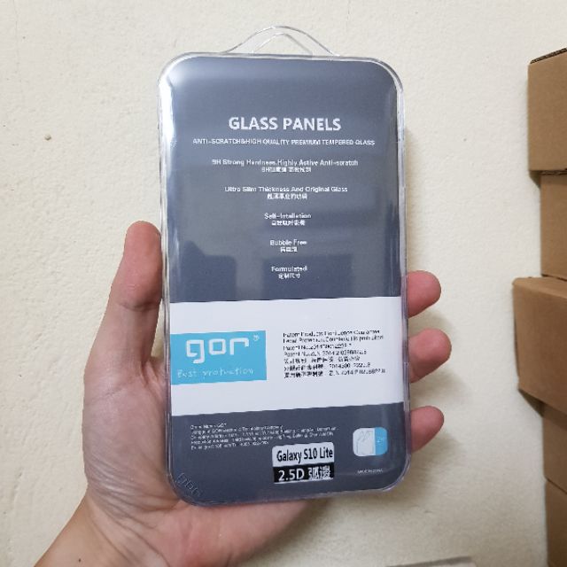 Cường lực samsung S10 lite,chính hãng Gor ( Bộ 2 miếng )