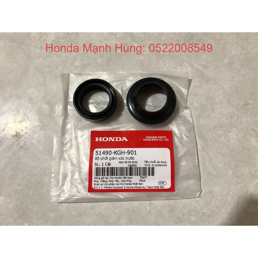 Bộ phớt giảm sóc trước DREAM , WAVE, AIR BLADE 125, LEAD 125 ... và 1 số dòng xe khác. 51490KGH901