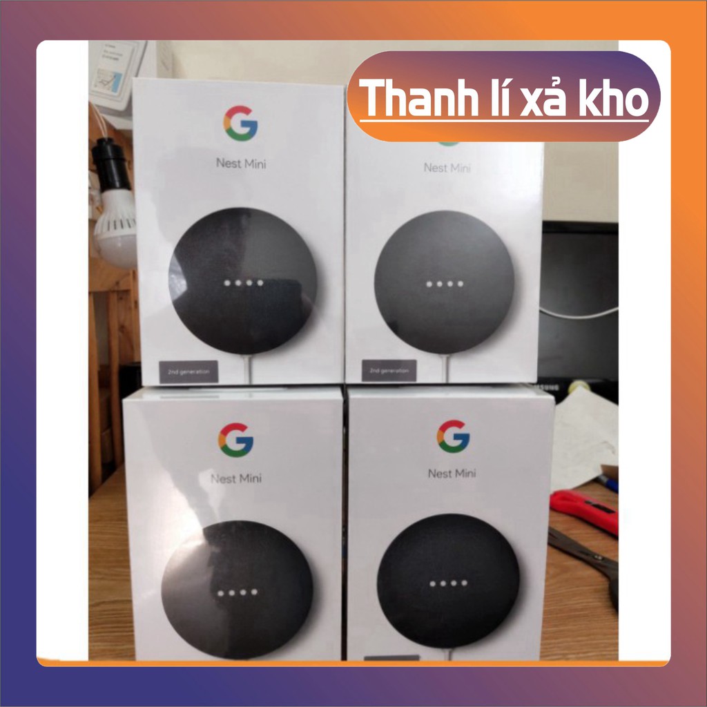 XẢ KHO THANH LÝ Loa thông minh Google Nest Mini 2 🌐GIÁ TỐT🌐 (Google mini thế hệ thứ 2) XẢ KHO THANH LÝ