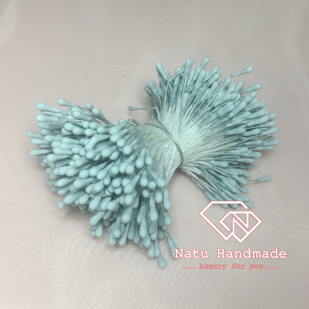 - Nguyên liệu làm hoa cài áo - hoa cài tóc -  Nhụy hoa giả Hàn Quốc làm hoa handmade - Nhụy đơn