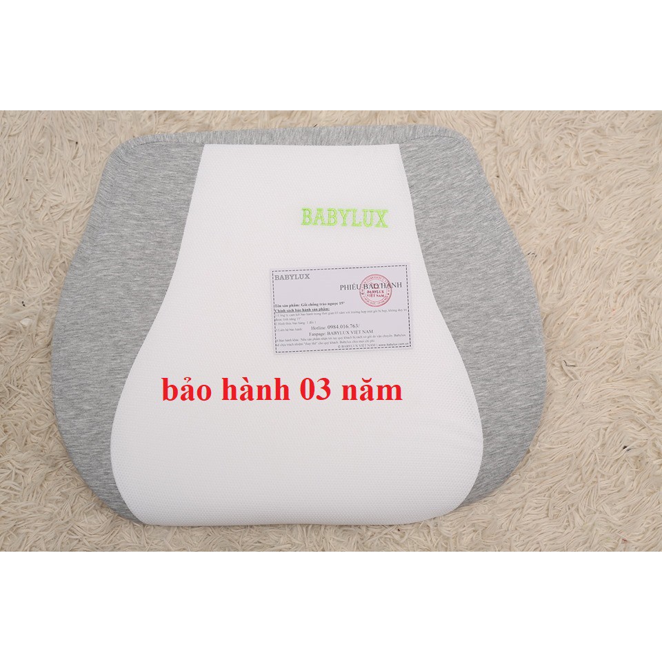 GỐI CHỐNG TRÀO NGƯỢC 15 ĐỘ & NGỦ ĐÚNG TƯ THẾ BABYLUX+ THANH ĐỒ CHƠI