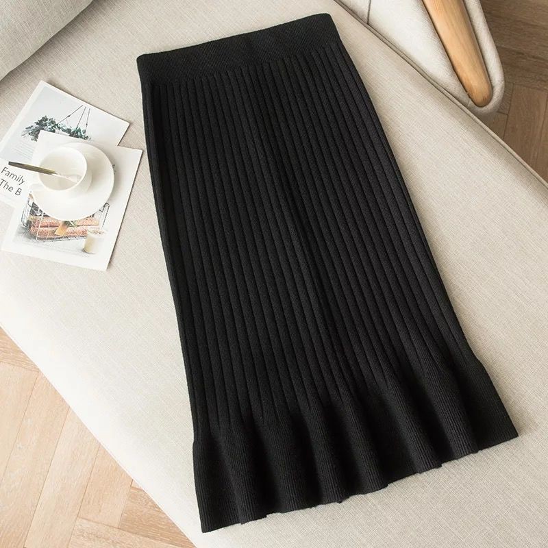 Chân váy len đuôi cá thời trang Hai Boutique chân váy dày đẹp loại 1 Cv16
