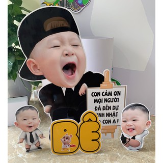 Mẫu thiết kế riêng cho bé BÊ_FREE THIẾT KẾ THEO CHỦ ĐỀ⚡️Flash Sale⚡️_Chibi sinh nhật