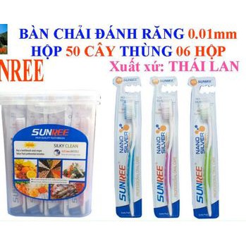 BÀN CHẢI ĐÁNH RĂNG SUNREE LÔNG MỀM THÁI LAN