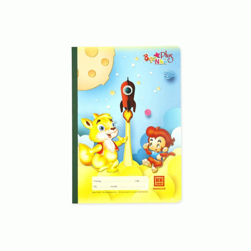 Set 10 Vở 4 ô ly Hồng Hà 48 trang School Bạn nhỏ Plus [ 0509 ]