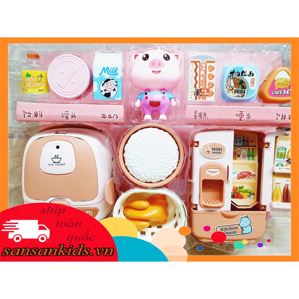 BỘ ĐỒ CHƠI NHÀ BẾP ,NỒI CƠM ĐIỆN ĐỒ CHƠI CHO BÉ