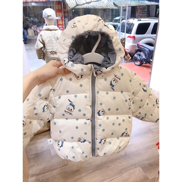 Áo phao lông vũ - mặc 2 mặt