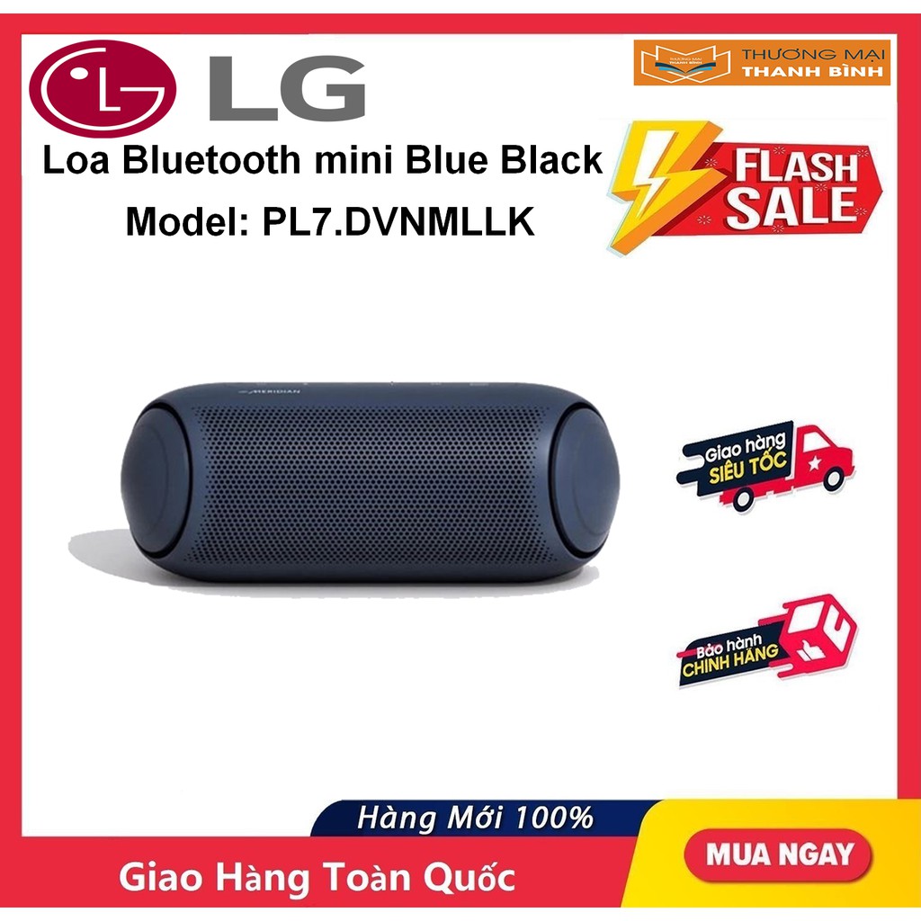 [Mã ELHACE giảm 4% đơn 300K] Loa LG Bluetooth mini PL7.DVNMLLK Blue Black