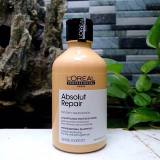 #l'oreal_pháp Dầu gội Loreal Professionnel Paris Absolut Repair vàng phục hồi tóc hư tổn 500ml [Sale giá chuẩn]