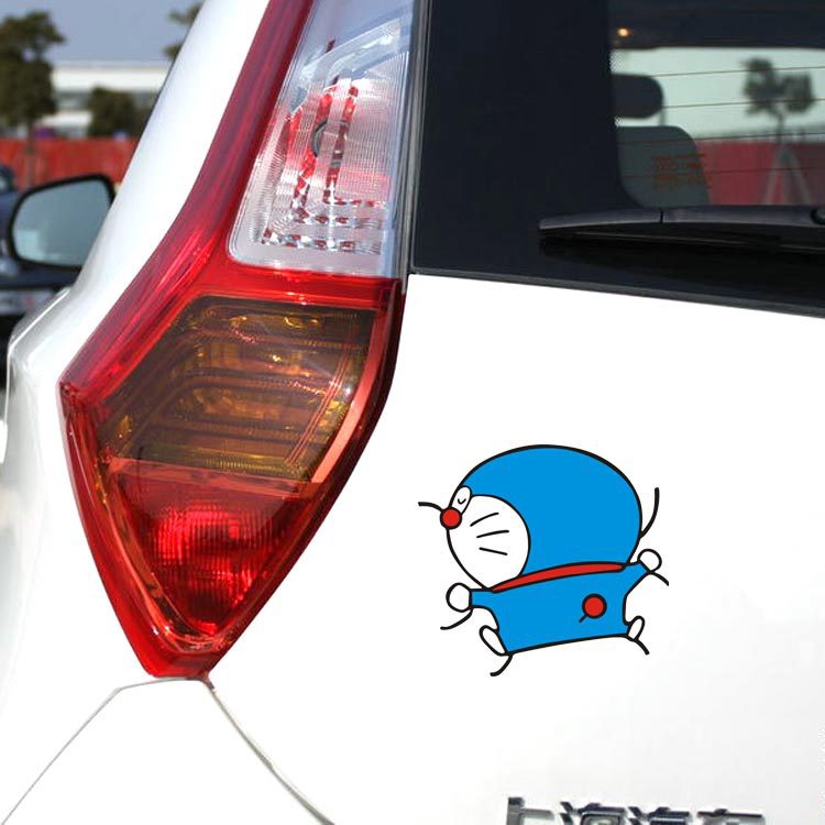 Sticker Hello Kitty Doraemon Đáng Yêu Trang Trí Xe Hơi