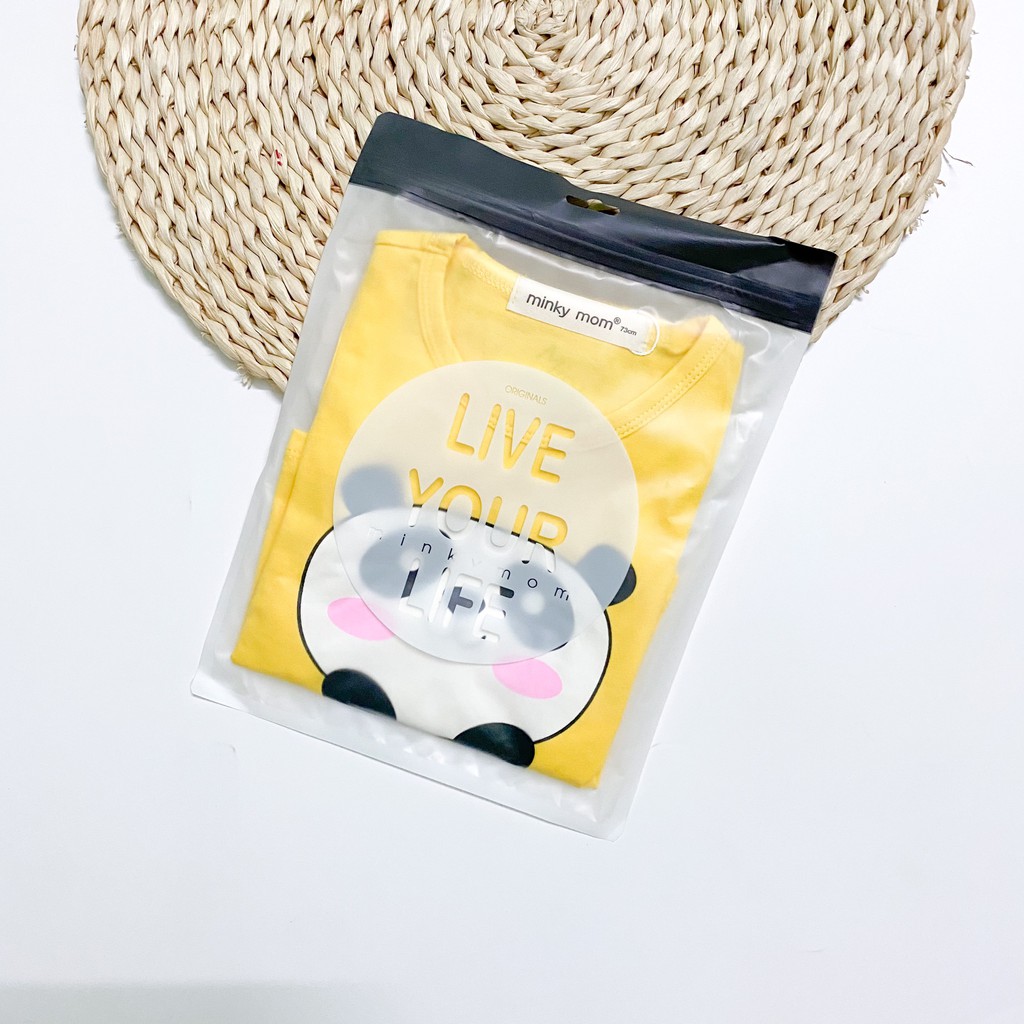 Bộ Ba Lỗ COTTON 100% MIMKY MOM In Hình Động Vật Dễ Thương Cho Bé BL-IN09