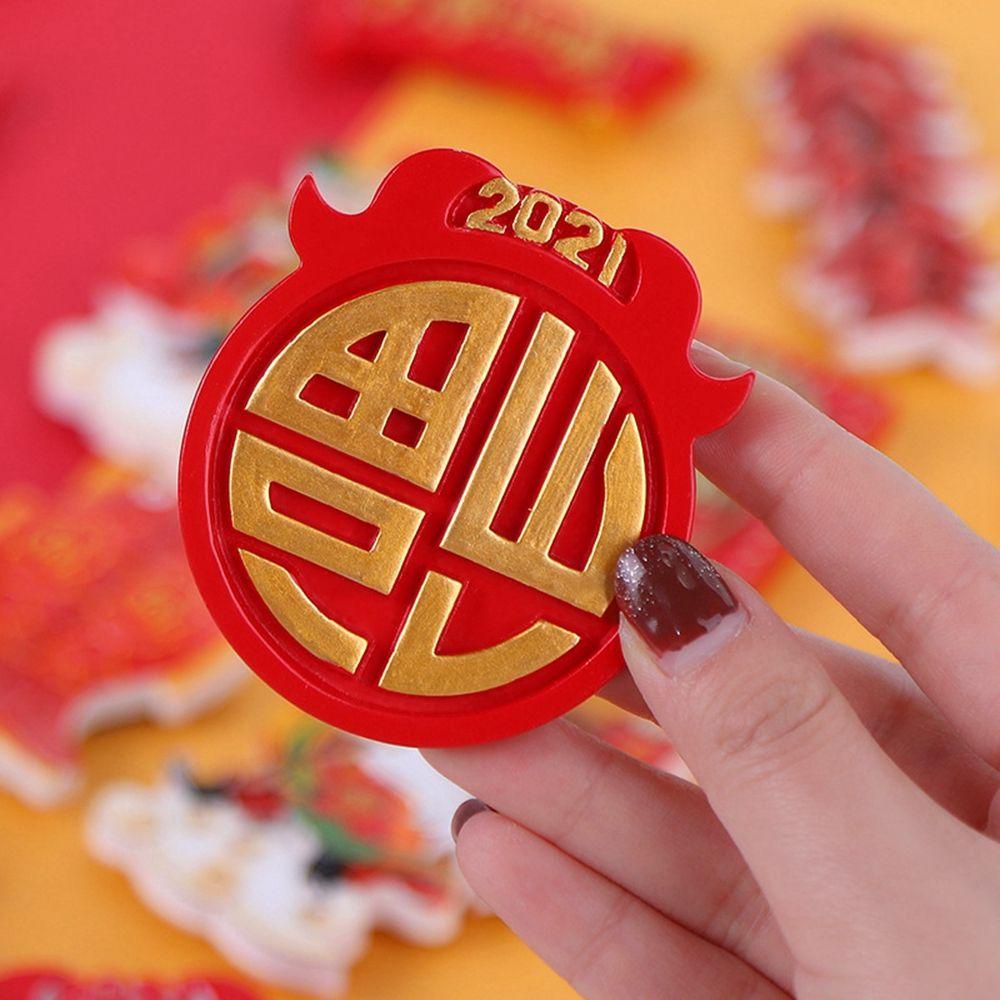 Chú Hổ Bằng Nhựa Resin Dễ Thương Dùng Trang Trí Tủ Lạnh