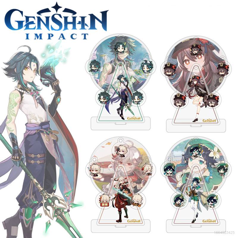 Mô Hình Đồ Chơi Vòng Đu Quay Anime Xiao Hutao NS3 Genshin Va Chạm Trang Trí Nhà Cửa