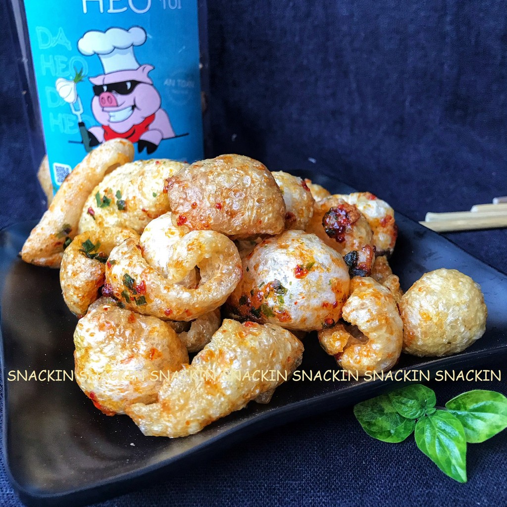 Da heo mắm hành SNACKIN, mặn ngọt đậm vị hũ pet, ăn vặt Hà Nội | BigBuy360 - bigbuy360.vn