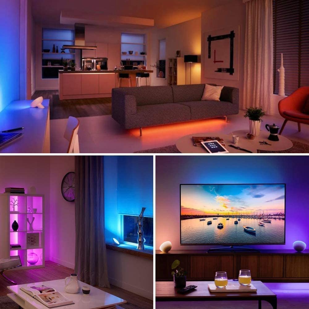 Dây đèn led OSIDEN DC5V RGB 2835 bluetooth USB trang trí tường/ phòng/ nền TV 5M 10M 20M