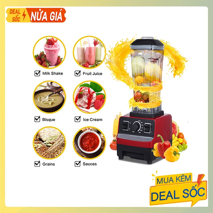Máy xay sinh tố đa năng, Công Suất 3000w