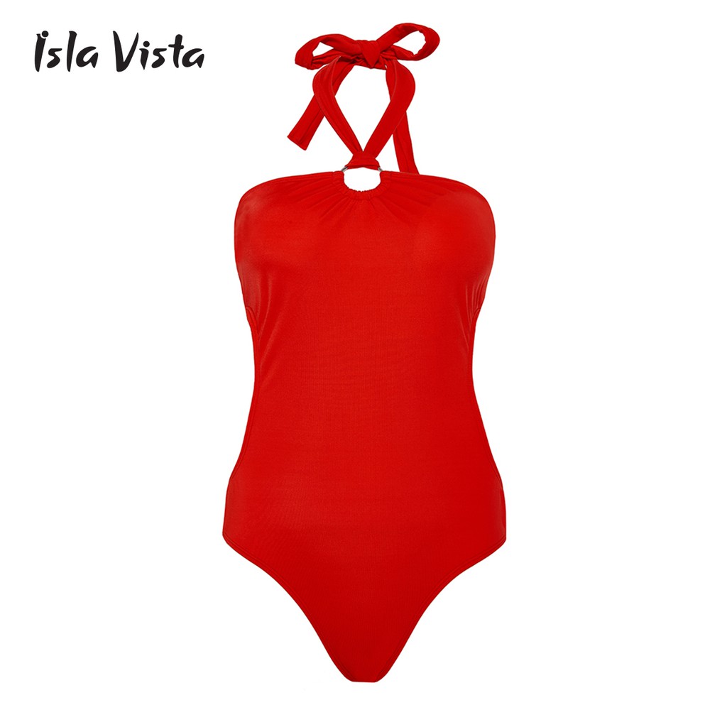 [Tặng túi Canvas] Đồ bơi monosuit cổ yếm iBasic IVWM018