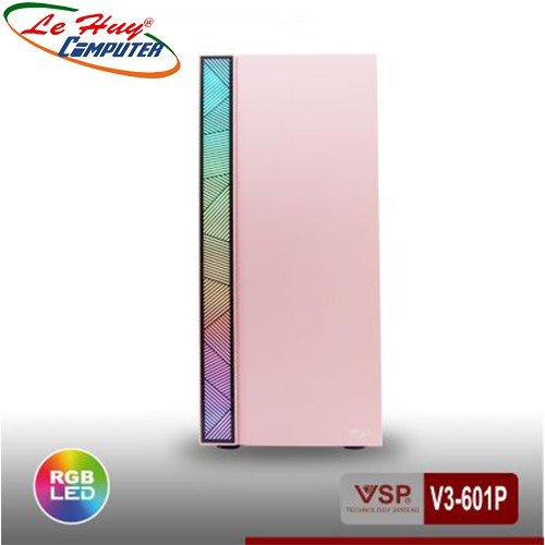 Vỏ máy tính VSP V3-601P Có Sẵn LED RGB